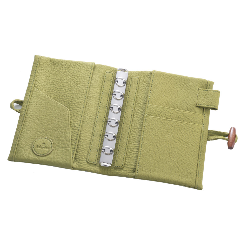 抹茶 MINI6 13mm ﾄｸﾞﾙ留め[1301] システム手帳商品一覧 ASHFORD