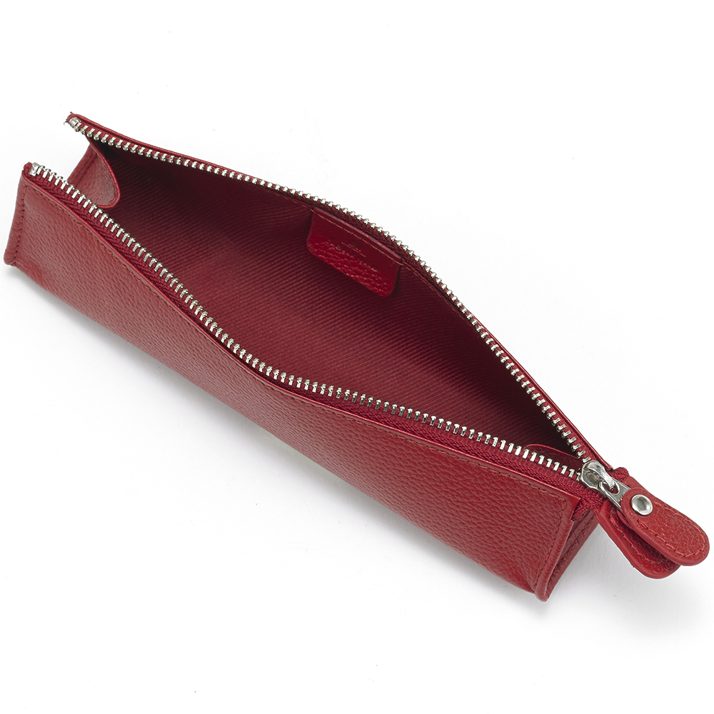 本革アールブリッジファスナーashfordペンケースアシュフォードペンケース