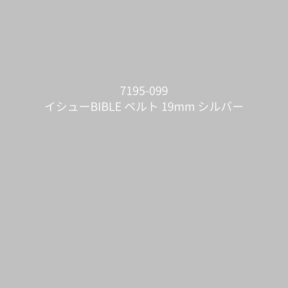 �C�V���[ BIBLE19mm �V���o�[�m7195-099�n